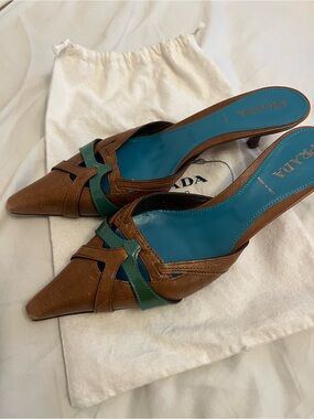Vintage prada kitten heels